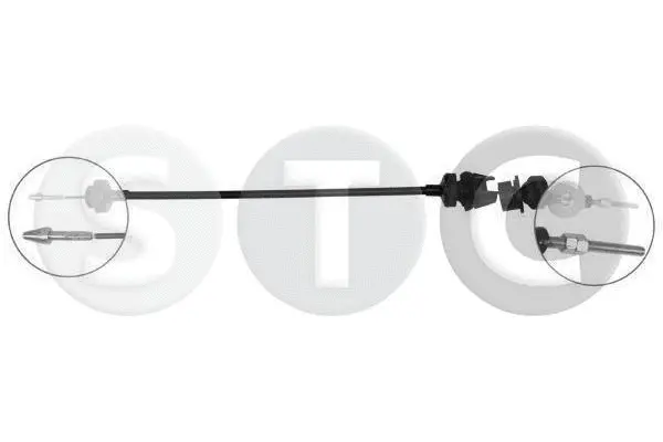 Tirette à câble, commande d'embrayage STC T480713