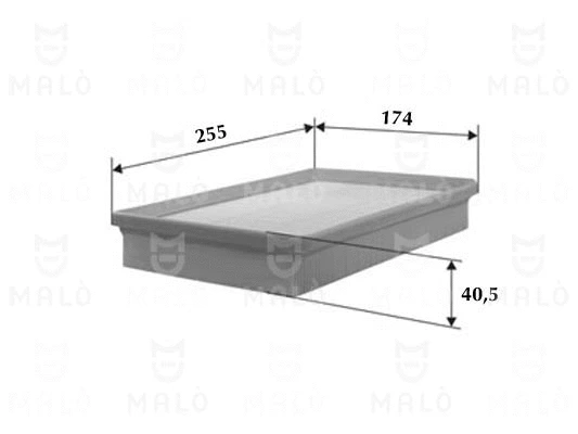 Filtre à air AKRON-MALÒ 1500402