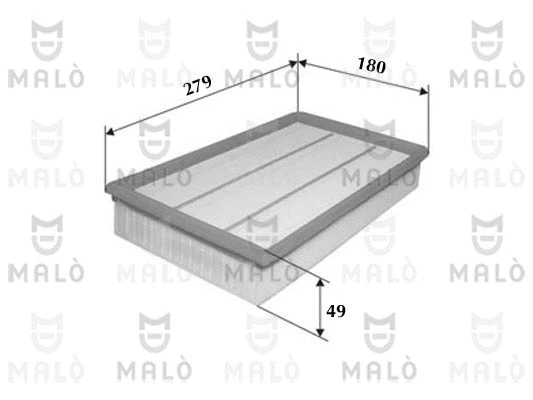 Filtre à air AKRON-MALÒ 1500043