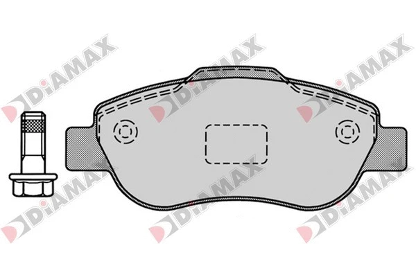 Kit de plaquettes de frein, frein à disque DIAMAX N09374