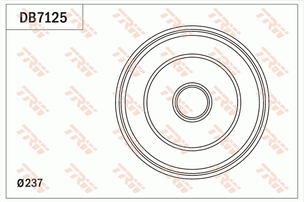 Tambour de frein TRW DB7125