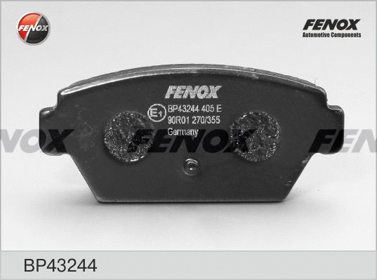 Kit de plaquettes de frein, frein à disque FENOX BP43244