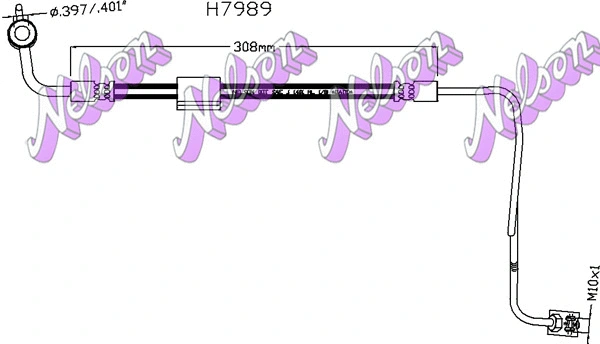 Flexible de frein BROVEX-NELSON H7989