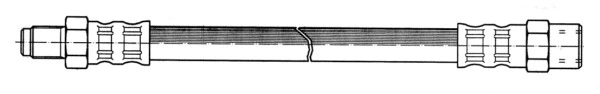 Flexible de frein CEF 510008