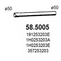 Tuyau d'échappement ASSO 58.5005