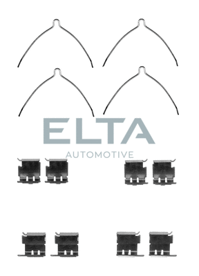 Kit d'accessoires, plaquette de frein à disque ELTA AUTOMOTIVE EA8847
