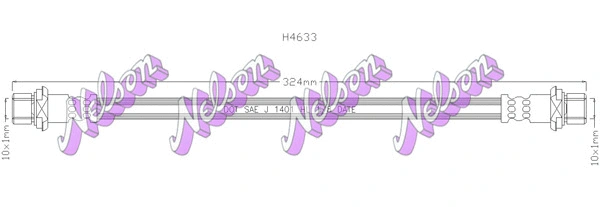 Flexible de frein KAWE H4633