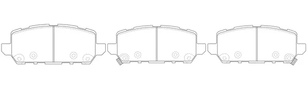 Kit de plaquettes de frein, frein à disque FIT FP1841