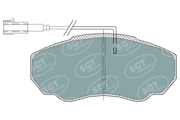 Kit de plaquettes de frein, frein à disque SCT - MANNOL SP 318 PR