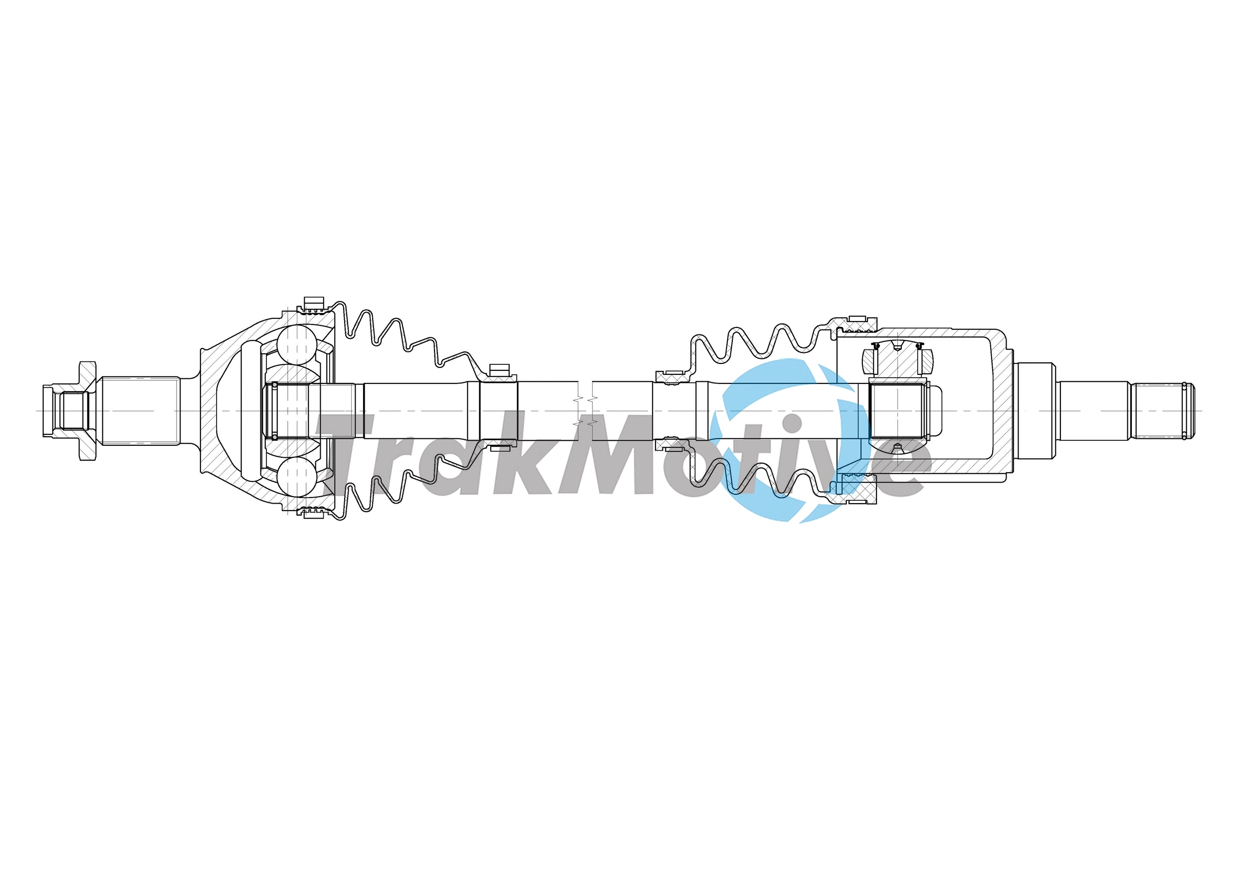 Arbre de transmission TrakMotive 30-2036