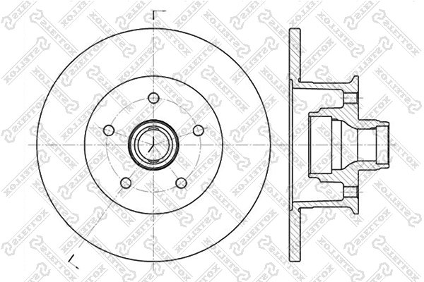 Disque de frein STELLOX 6020-4720-SX