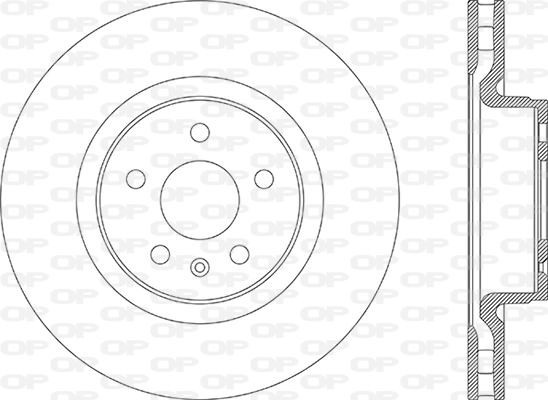 Disque de frein OPEN PARTS BDR2873.20
