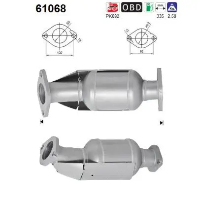 Catalyseur AS 61068
