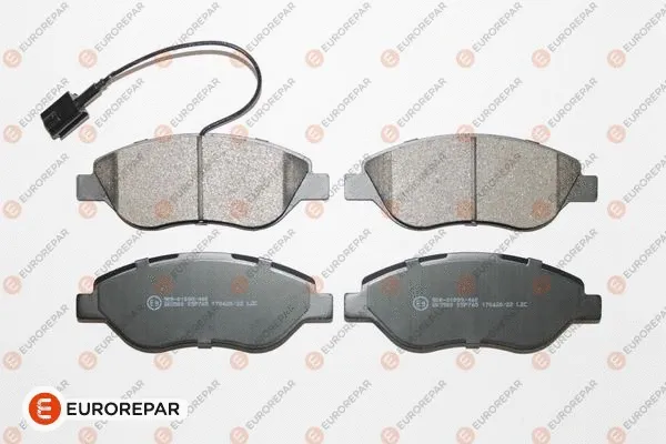 Kit de plaquettes de frein, frein à disque EUROREPAR 1681165480