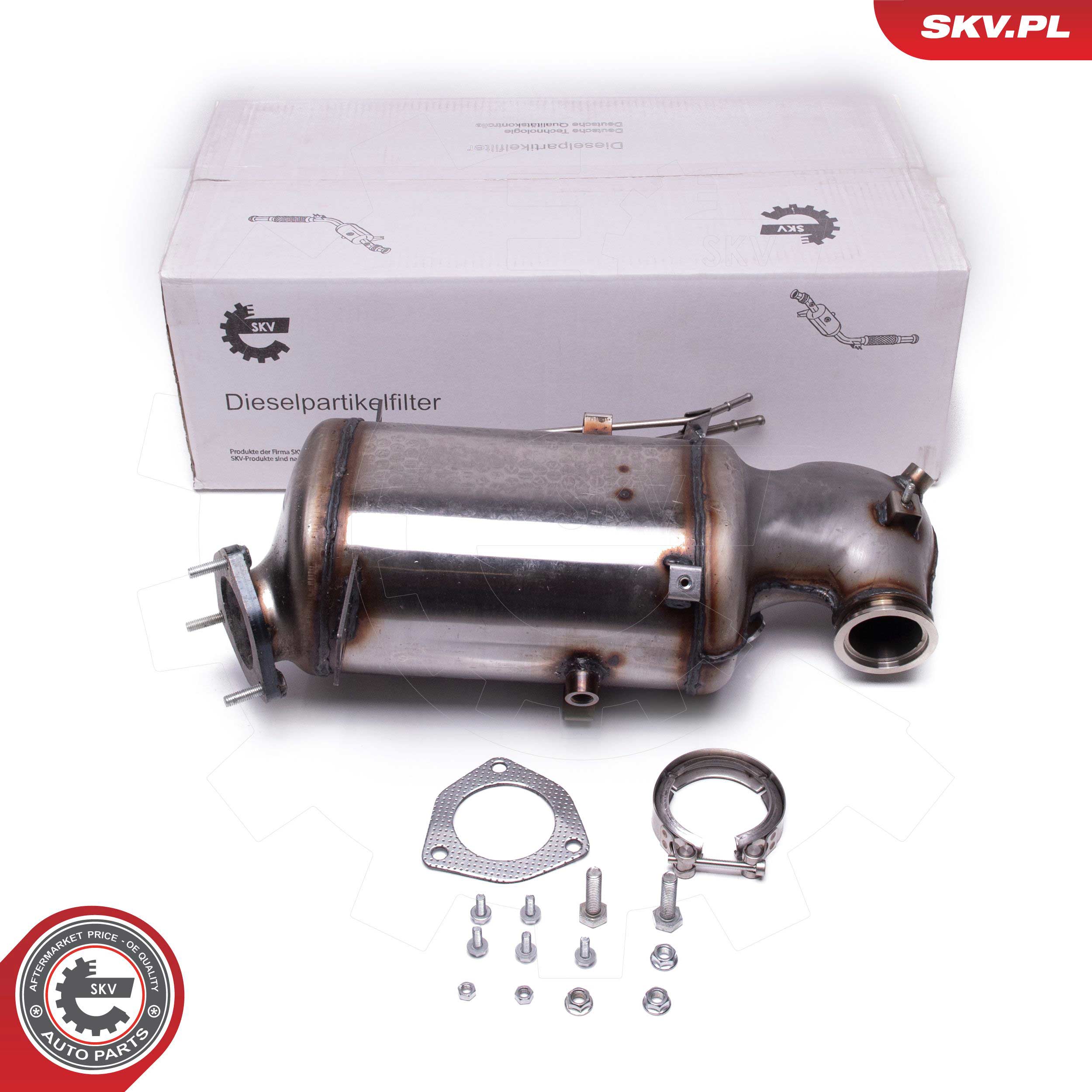 Filtre à particules / à suie, échappement ESEN SKV 62SKV522