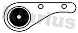 Suspension, échappement KLARIUS 420941