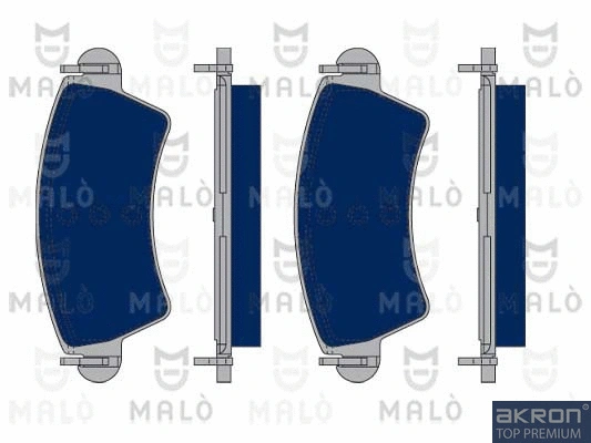 Kit de plaquettes de frein, frein à disque AKRON-MALÒ 1050174