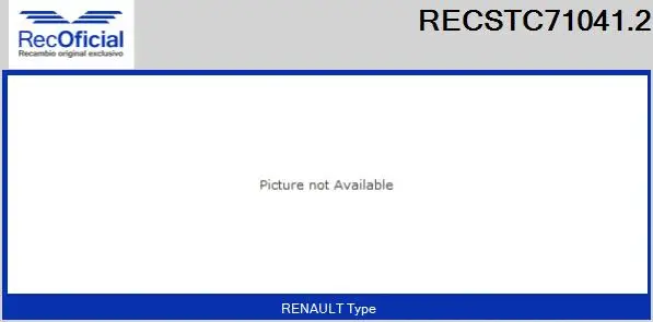 Turbocompresseur, suralimentation RECOFICIAL RECSTC71041.2