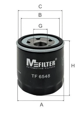 Filtre à huile MFILTER TF 6548