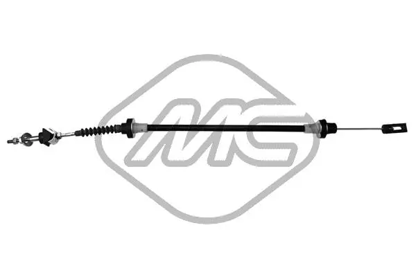 Tirette à câble, commande d'embrayage Metalcaucho 80401