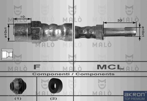 Flexible de frein AKRON-MALÒ 8551