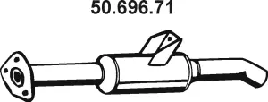 Tuyau d'échappement EBERSPÄCHER 50.696.71
