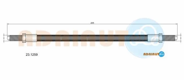 Flexible de frein ADRIAUTO 23.1259