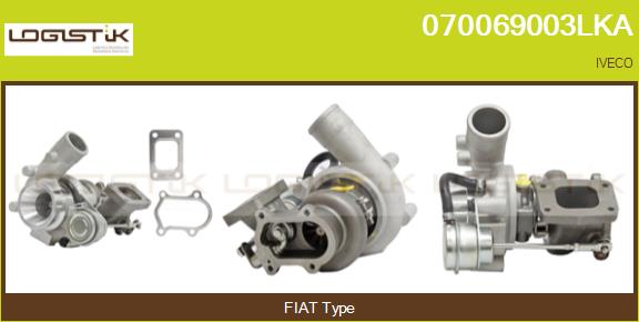 Turbocompresseur, suralimentation LGK 070069003LKA
