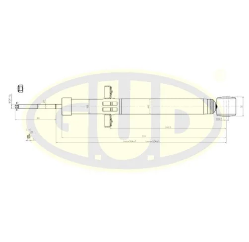 Amortisseur G.U.D. GSA343274