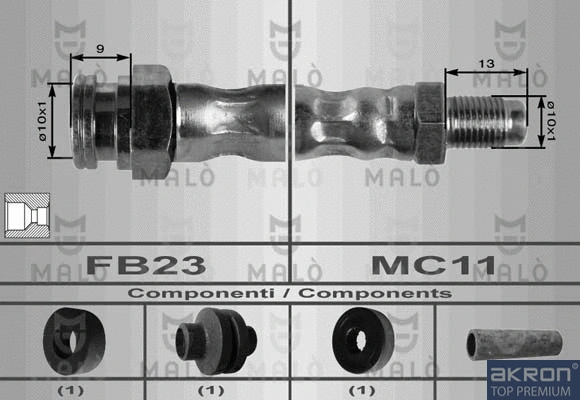 Flexible de frein AKRON-MALÒ 8696