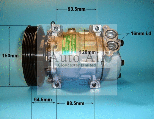 Compresseur, climatisation AUTO AIR GLOUCESTER 14-0313
