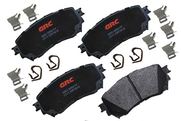Kit de plaquettes de frein, frein à disque GRC - Ultra Brakes GMD1711