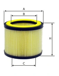 Filtre à air SAMPIYON FILTER CH 0089 P