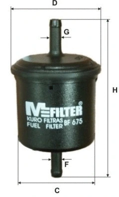 Filtre à carburant MFILTER BF 675