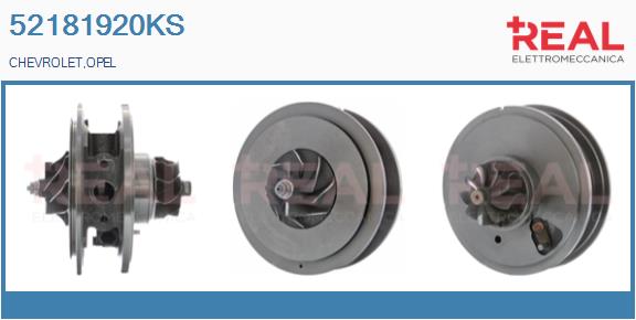 Groupe carter, turbocompresseur REAL 52181920KS