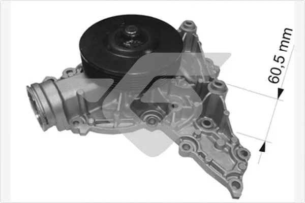 Pompe à eau, refroidissement du moteur HUTCHINSON WP320