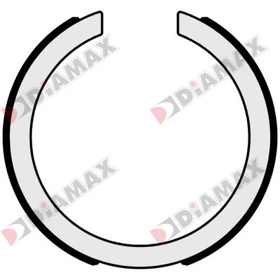 Jeu de mâchoires de frein, frein de stationnement DIAMAX N01170