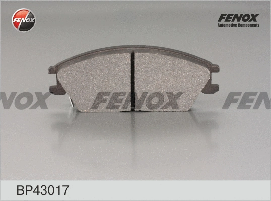 Kit de plaquettes de frein, frein à disque FENOX BP43017