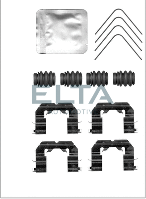 Kit d'accessoires, plaquette de frein à disque ELTA AUTOMOTIVE EA8957