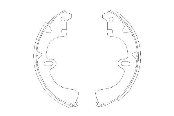 Jeu de mâchoires de frein KAVO PARTS KBS-9918
