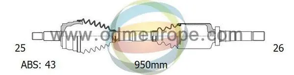 Arbre de transmission 4X4 ESTANFI EST-18-152291