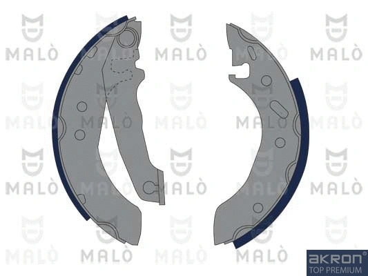 Jeu de mâchoires de frein AKRON-MALÒ 1390099