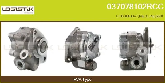 Pompe hydraulique, direction LGK 037078102RCC