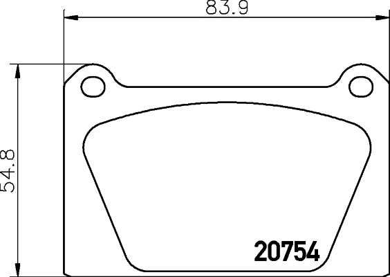 Kit de plaquettes de frein, frein à disque MINTEX MLB65