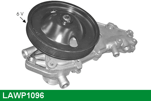Pompe à eau, refroidissement du moteur LUCAS LAWP1096