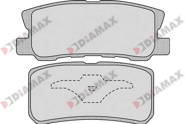 Kit de plaquettes de frein, frein à disque DIAMAX N09652