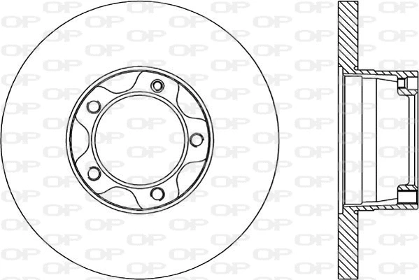 Disque de frein OPEN PARTS BDR1578.10