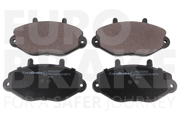 Kit de plaquettes de frein, frein à disque EUROBRAKE 5502222522