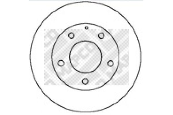 Disque de frein MAPCO 15285