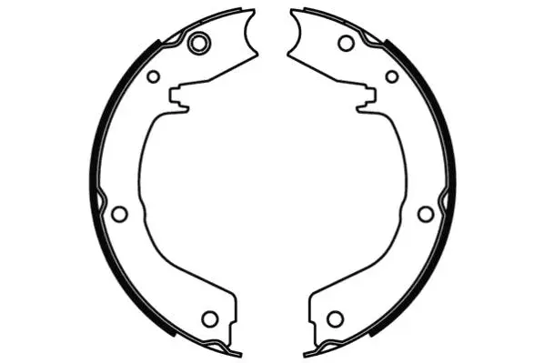 Jeu de mâchoires de frein E.T.F. 09-0677